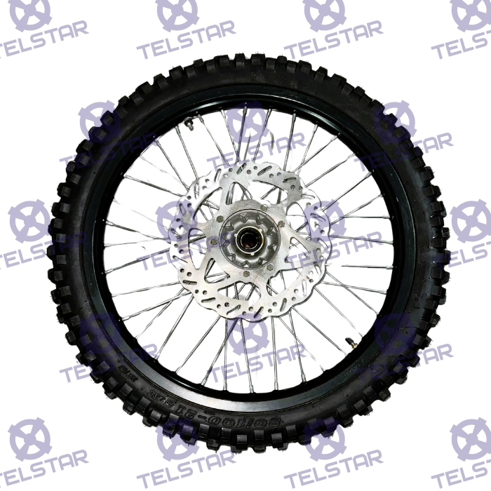 Предна гума с джанта за кросов мотор 80х100х21 - 1765