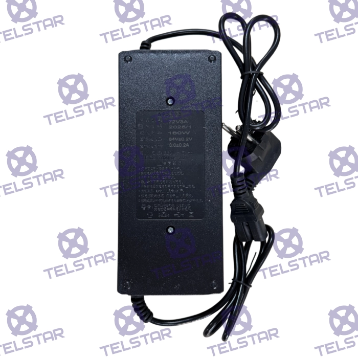 ЛИТИЕВО ЗАРЯДНО 72V\20AH 3.0A С КОМПЮТЪРНА БУКСА - 1878 | TelStar ЛИТИЕВО ЗАРЯДНО 72V\20AH 3.0A С КОМПЮТЪРНА БУКСА - 1878