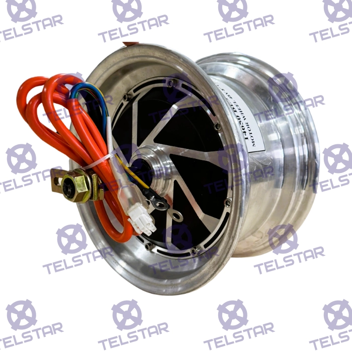 Двигател без гума 48V 8" за ел. скутер C2PRO - 1702 | TelStar Двигател без гума 48V 8" за ел. скутер C2PRO - 1702