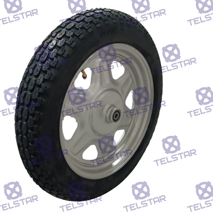Предна гума с джанта за Т-500 (3.00-12) - 2127 | TelStar Предна гума с джанта за Т-500 (3.00-12) - 2127