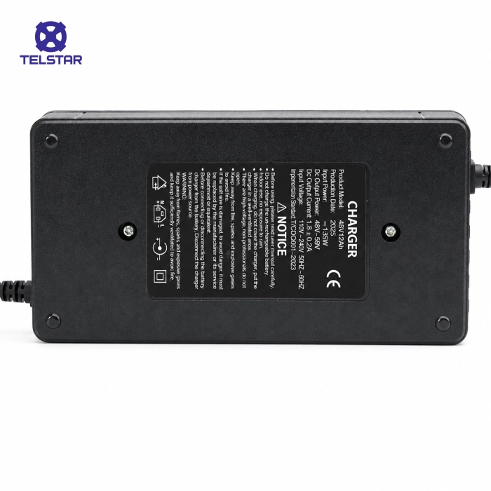 Зарядно 48V 10Ah за гелови батерии с кръгла букса - 3261