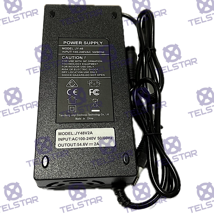 Зарядно литиево 48V 2.0 E-кръгла букса за детско електрическо атв CAR05 - 1259 | TelStar Зарядно литиево 48V 2.0 E-кръгла букса за детско електрическо атв CAR05 - 1259