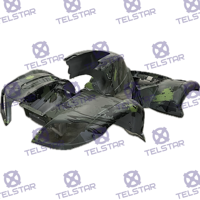 Пластмасово тяло за TS-220 ATV зелен камуфлаж - 1044 | TelStar Пластмасово тяло за TS-220 ATV зелен камуфлаж - 1044