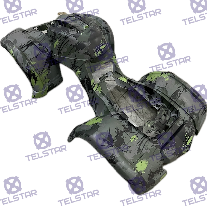 Пластмасово тяло за TS-220 ATV зелен камуфлаж - 1043 | TelStar Пластмасово тяло за TS-220 ATV зелен камуфлаж - 1043