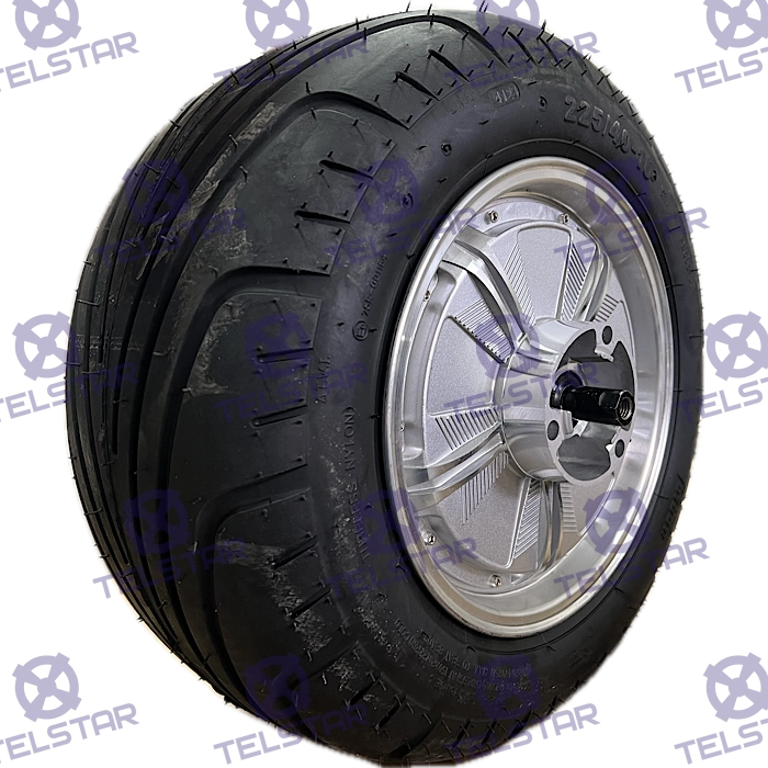 Моторно колело с гума 60V 1500W за електрически скутер Харли Х20 - 1228 | TelStar Моторно колело с гума 60V 1500W за електрически скутер Харли Х20 - 1228