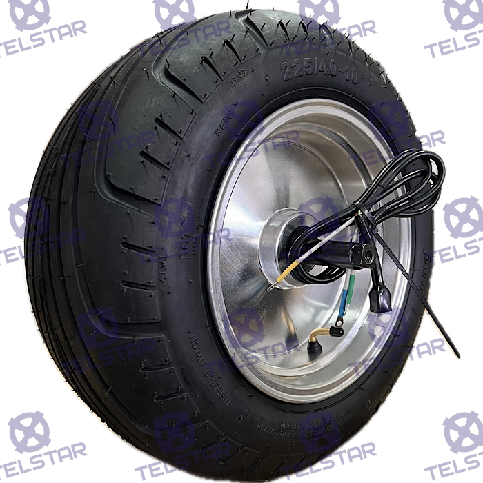 Моторно колело с гума 60V 1500W за електрически скутер Харли Х20 - 1229 | TelStar Моторно колело с гума 60V 1500W за електрически скутер Харли Х20 - 1229