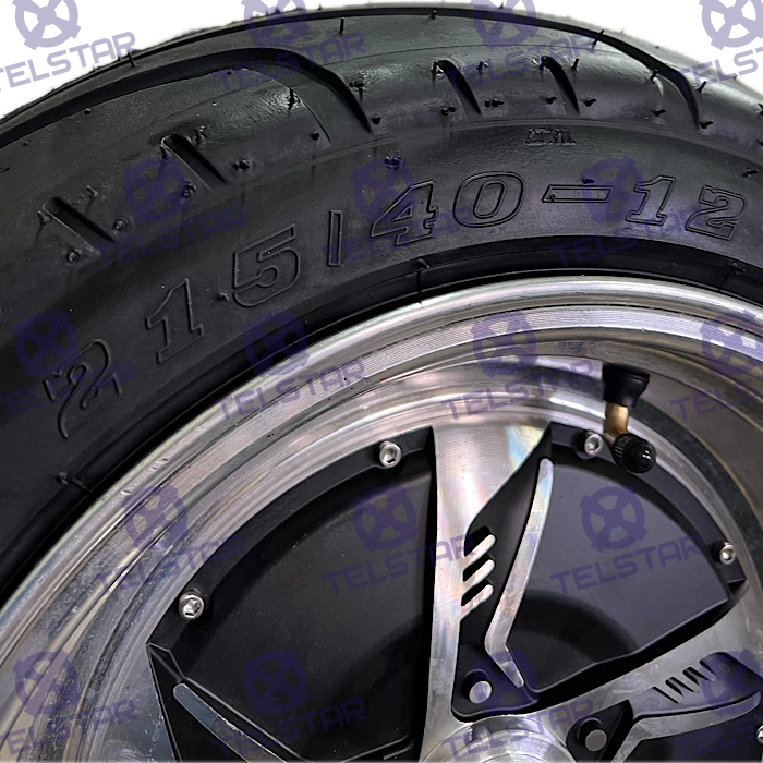 Моторно колело с гума 60V 3000W за електрически скутер Харли Х4 - 1232 | TelStar Моторно колело с гума 60V 3000W за електрически скутер Харли Х4 - 1232