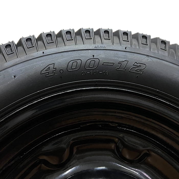 Гума с джанта 4.00-12" за електрическа триколка Т-1000 задна - 104 | TelStar Гума с джанта 4.00-12" за електрическа триколка Т-1000 задна - 104