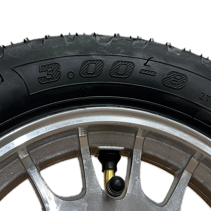 Гума с джанта 3.00-8" за електрически триколки предна - 333 | TelStar Гума с джанта 3.00-8" за електрически триколки предна - 333