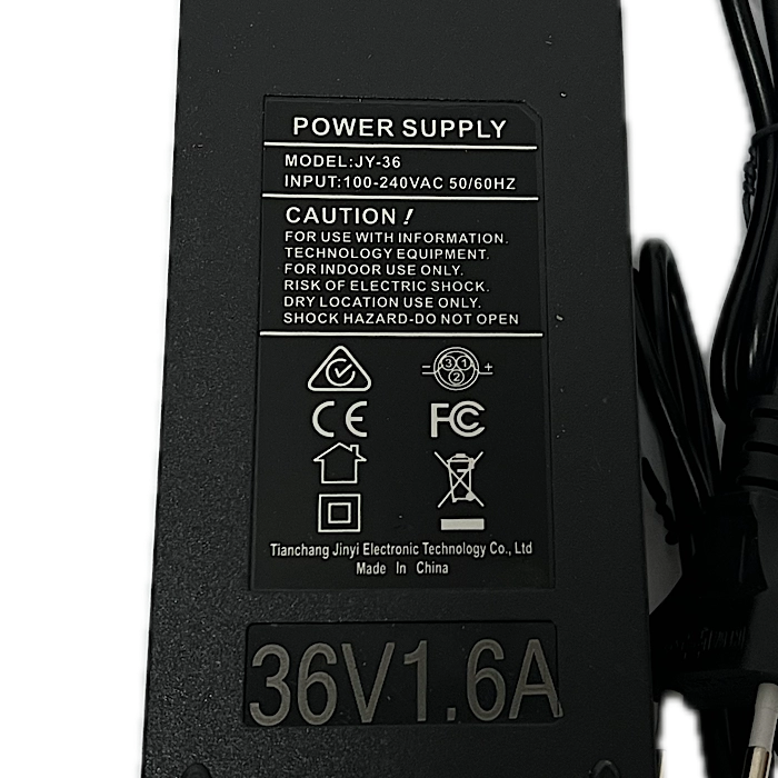 Зарядно 36V 1.6A за литиева батерия с кръгла букса - 158 | TelStar Зарядно 36V 1.6A за литиева батерия с кръгла букса - 158