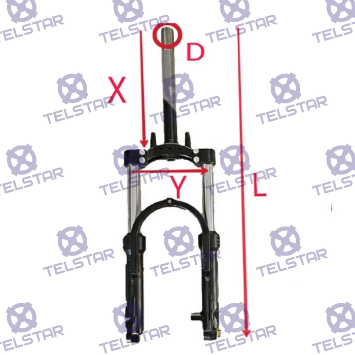 Вилка с амортисьори за електрически скутер TBSLD-PL - 1651