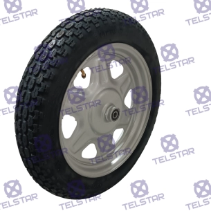 Предна гума с джанта за Т-500 (3.00-12) TelStar Предна гума с джанта за Т-500 (3.00-12)