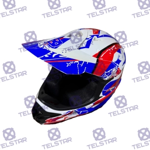 Детска каска за крос и ATV – Универсален размер TelStar Детска каска за крос и ATV – Универсален размер