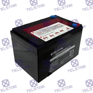 Графенова гелова батерия 12V 15Ah за електрически скутери и триколки - Карбонова решетка - 150x96x100 mm TelStar Графенова гелова батерия 12V 15Ah за електрически скутери и триколки - Карбонова решетка - 150x96x100 mm