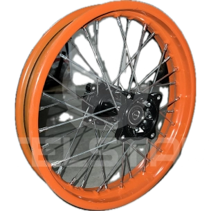 Предна джанта 14'' за 125сс кросов мотор GS05B оранжева TelStar Предна джанта 14'' за 125сс кросов мотор GS05B оранжева