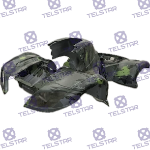 Пластмасово тяло за TS-220 ATV зелен камуфлаж