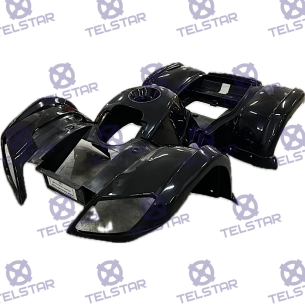 Пластмасово тяло за TS-1500 ATV черно TelStar Пластмасово тяло за TS-1500 ATV черно