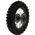 Гума с джанта 90/100-14" за кросов мотор задна - 345